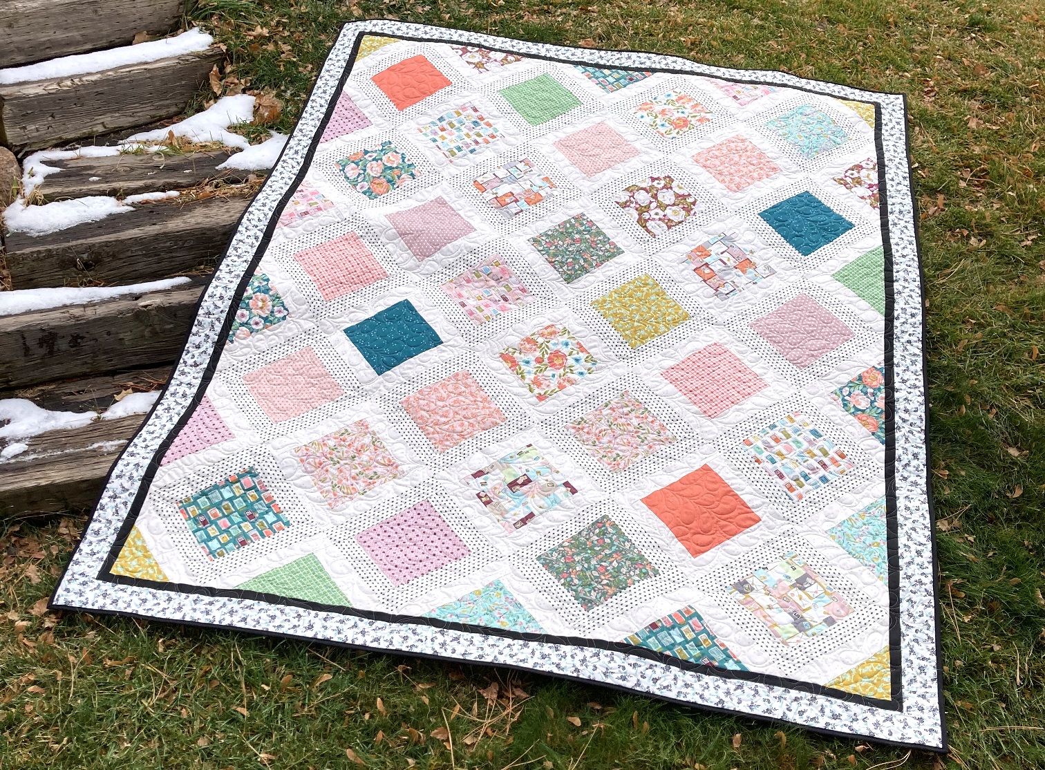 Cherry Tree Lane Quilt Featuring Blossom Lane Fabric + Free PDF