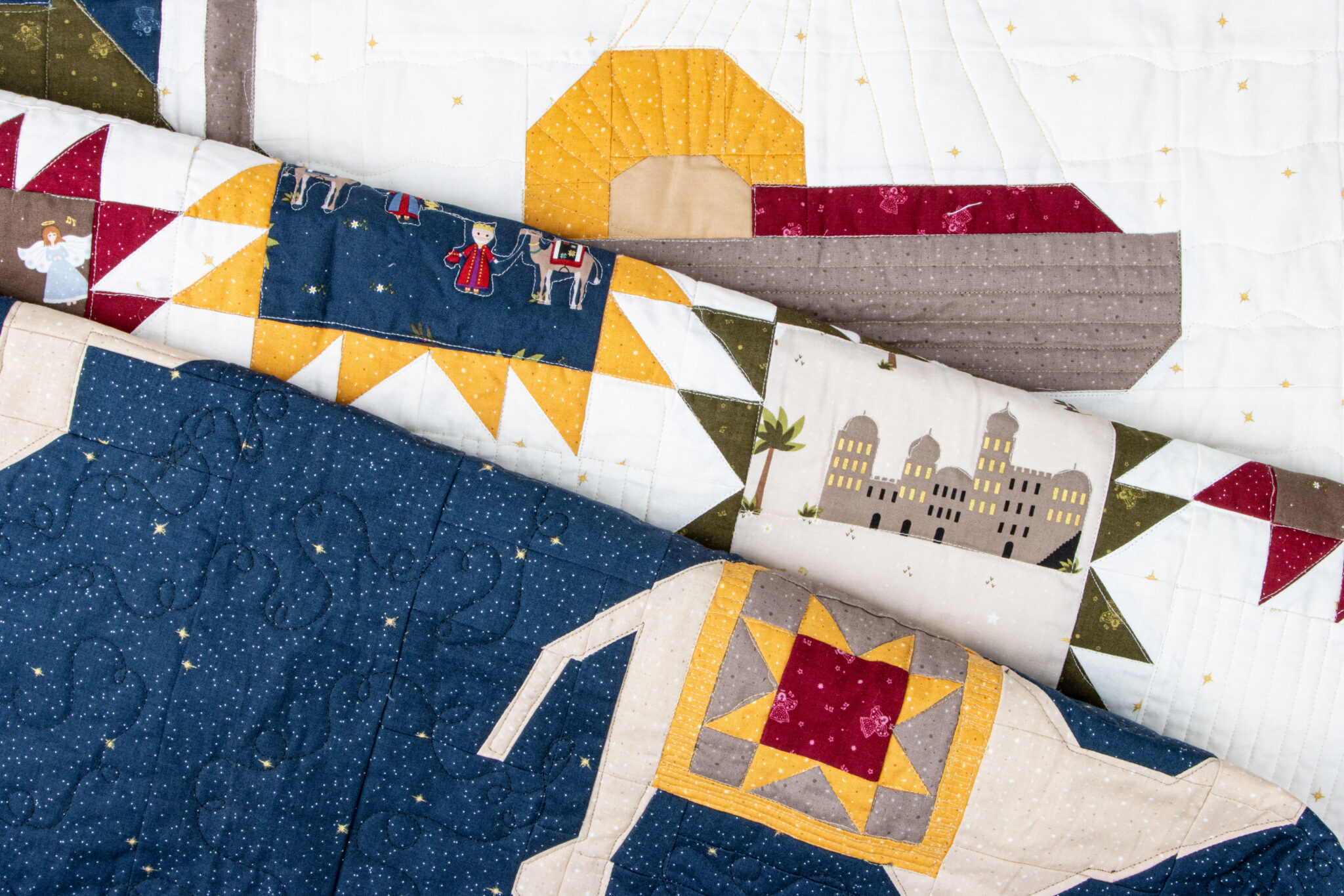 The Greatest Gift Quilt & Tree Skirt with Silent Night