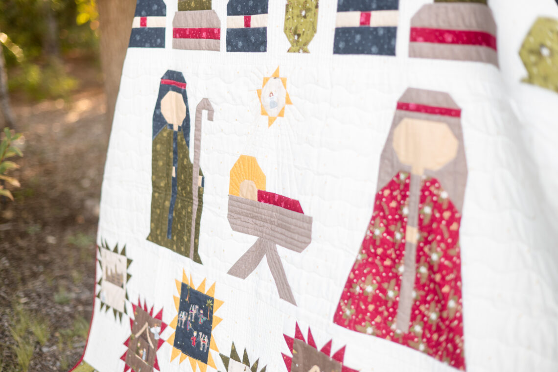 The Greatest Gift Quilt & Tree Skirt with Silent Night