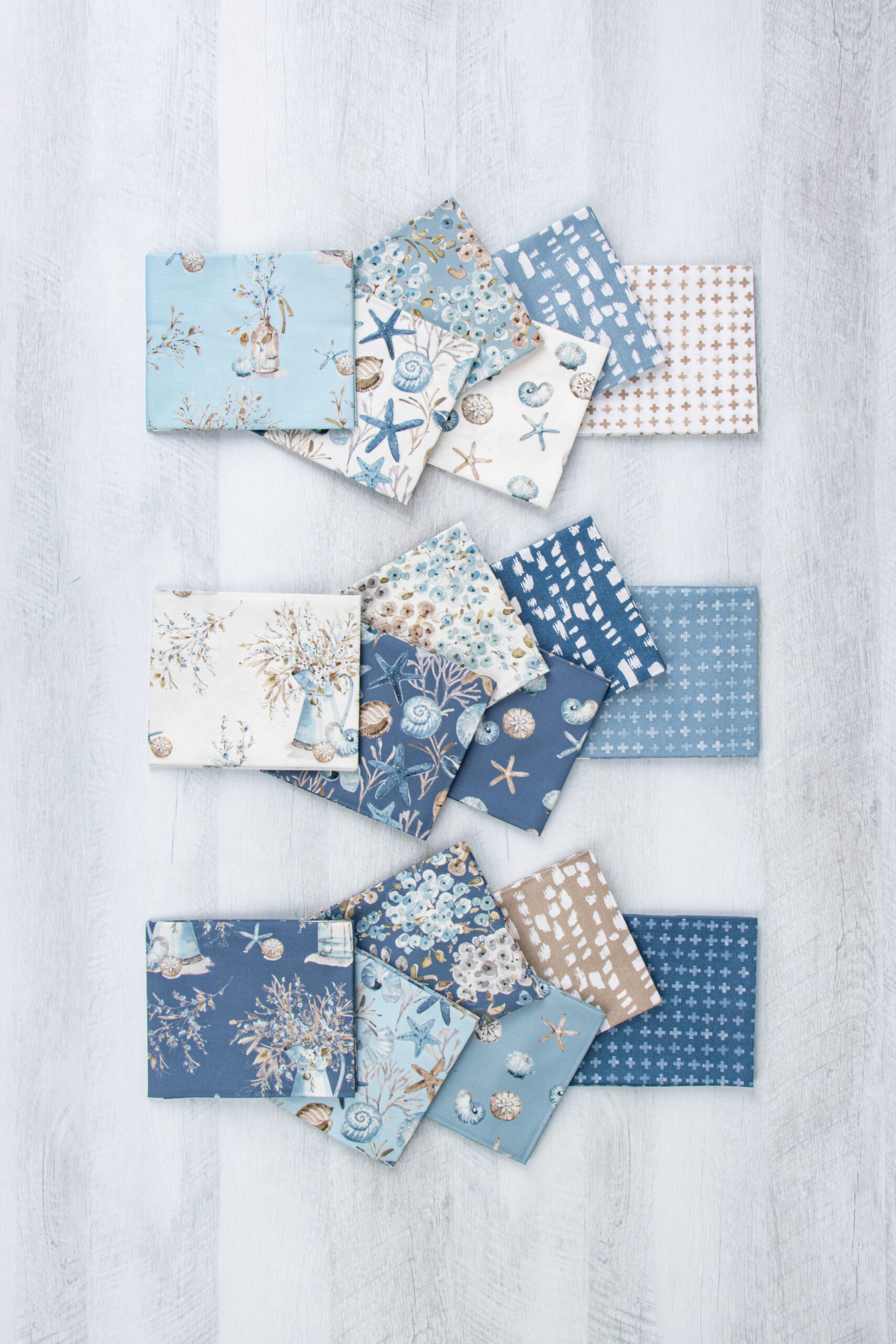 Blue Escape Coastal Beach Quilt