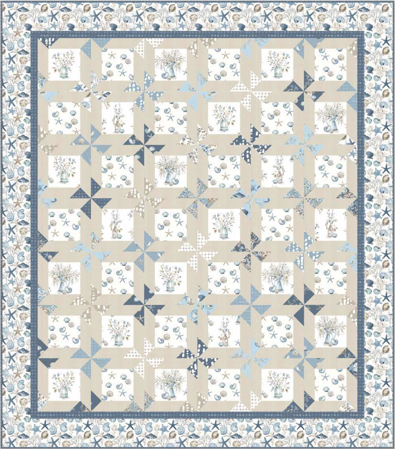 Blue Escape Coastal by Lisa Audit