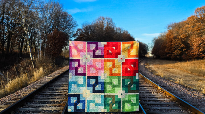 Cabin Blossom Quilt by Thai Charm llc