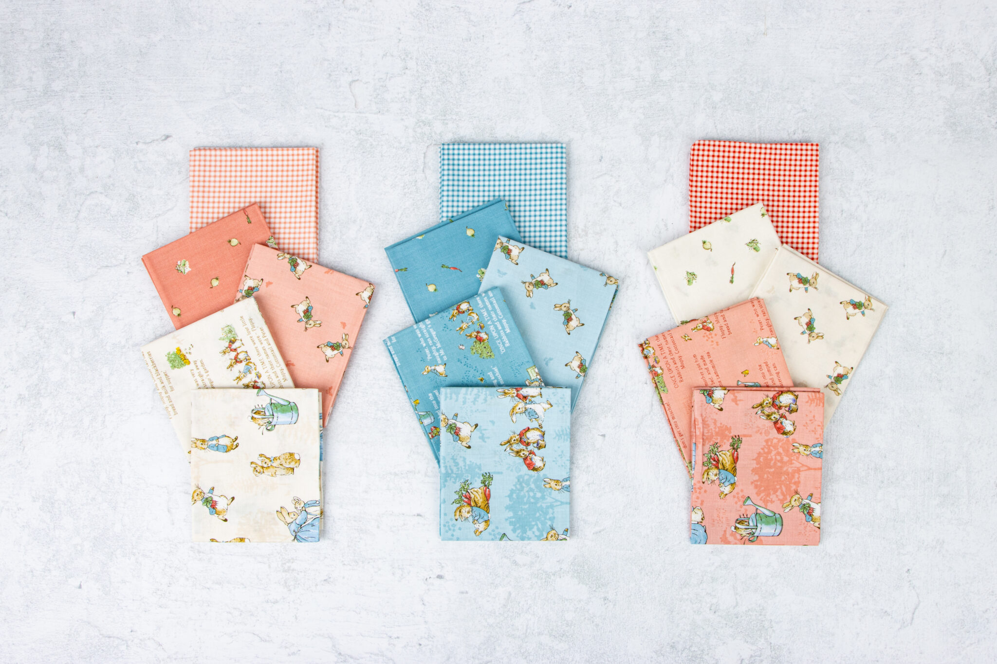 The Tales of Peter Rabbit- Patchwork Ruffle Baby Quilt