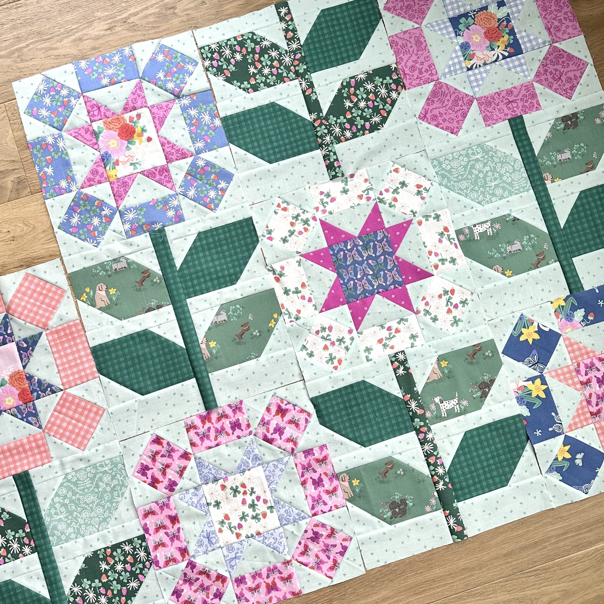 Wildflower Mix Quilt with Chloe