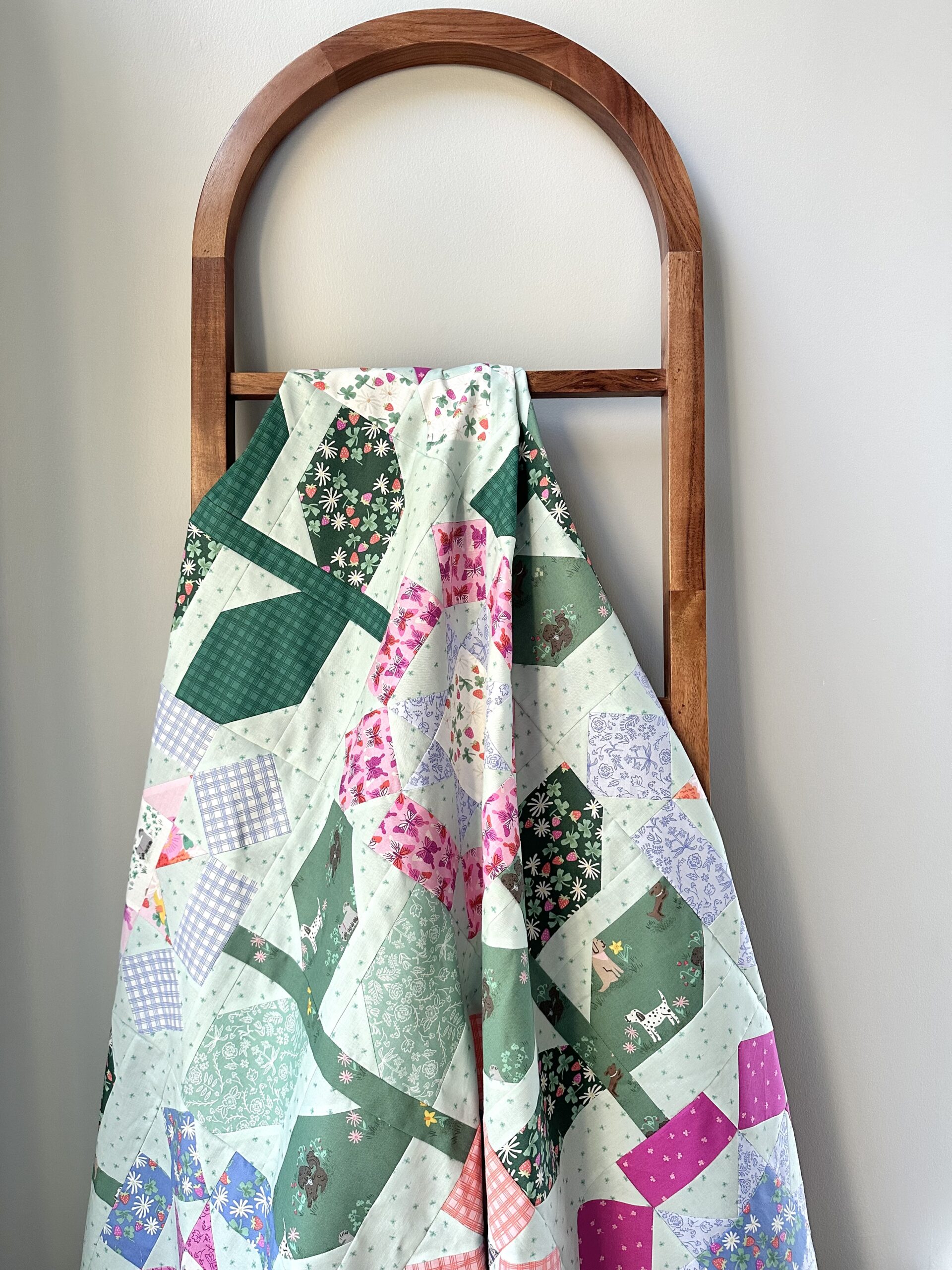 Wildflower Mix Quilt with Chloe