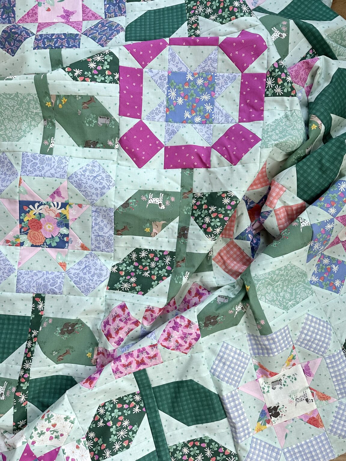 Wildflower Mix Quilt with Chloe
