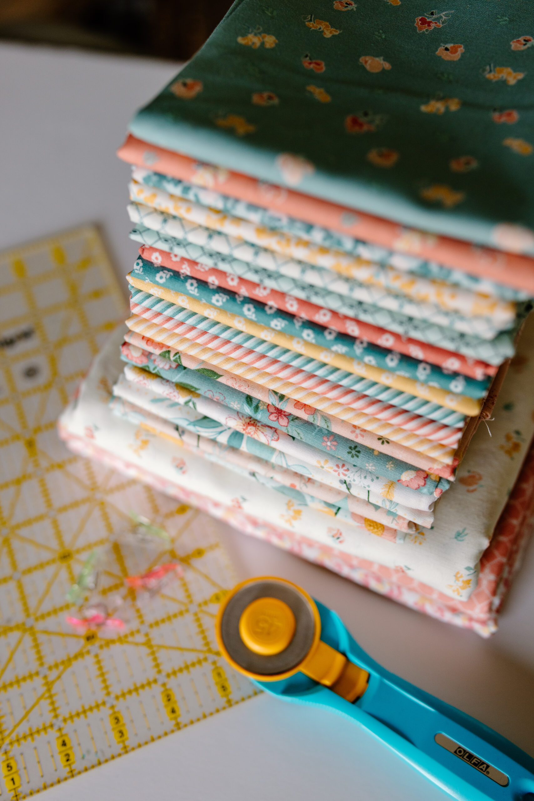 Scrappy Trip Quilt with New Beginnings by Sandy Gervais
