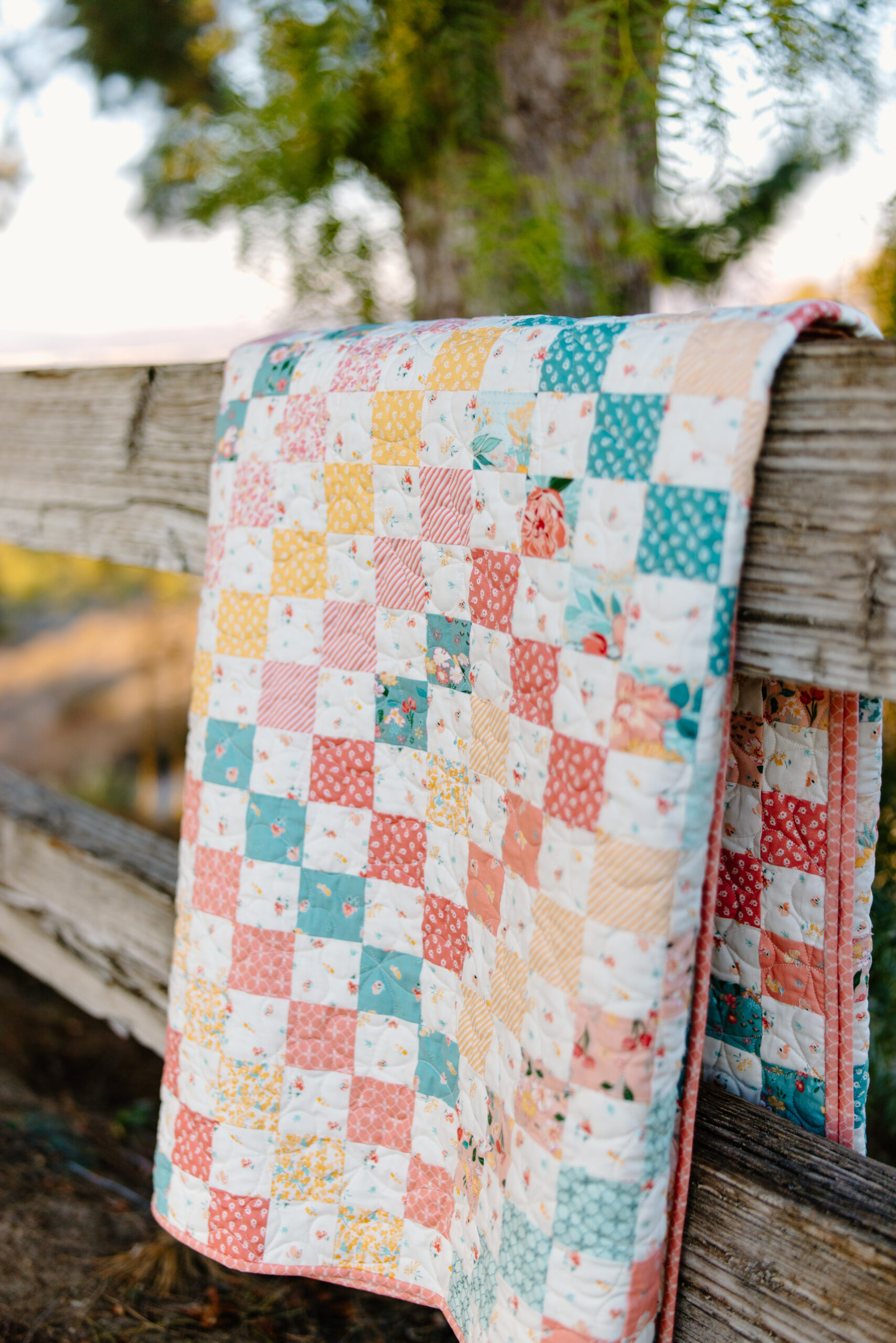 Scrappy Trip Quilt with New Beginnings by Sandy Gervais
