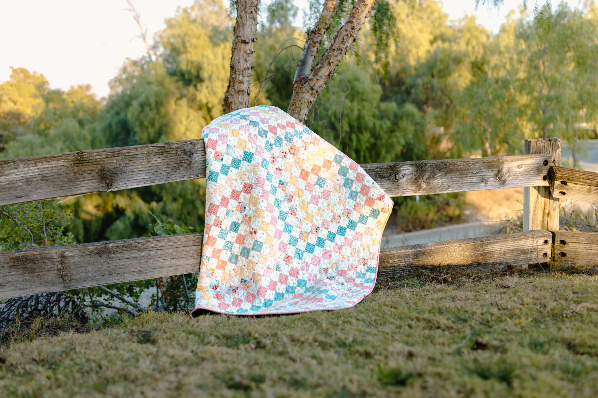 Scrappy Trip Quilt with New Beginnings by Sandy Gervais
