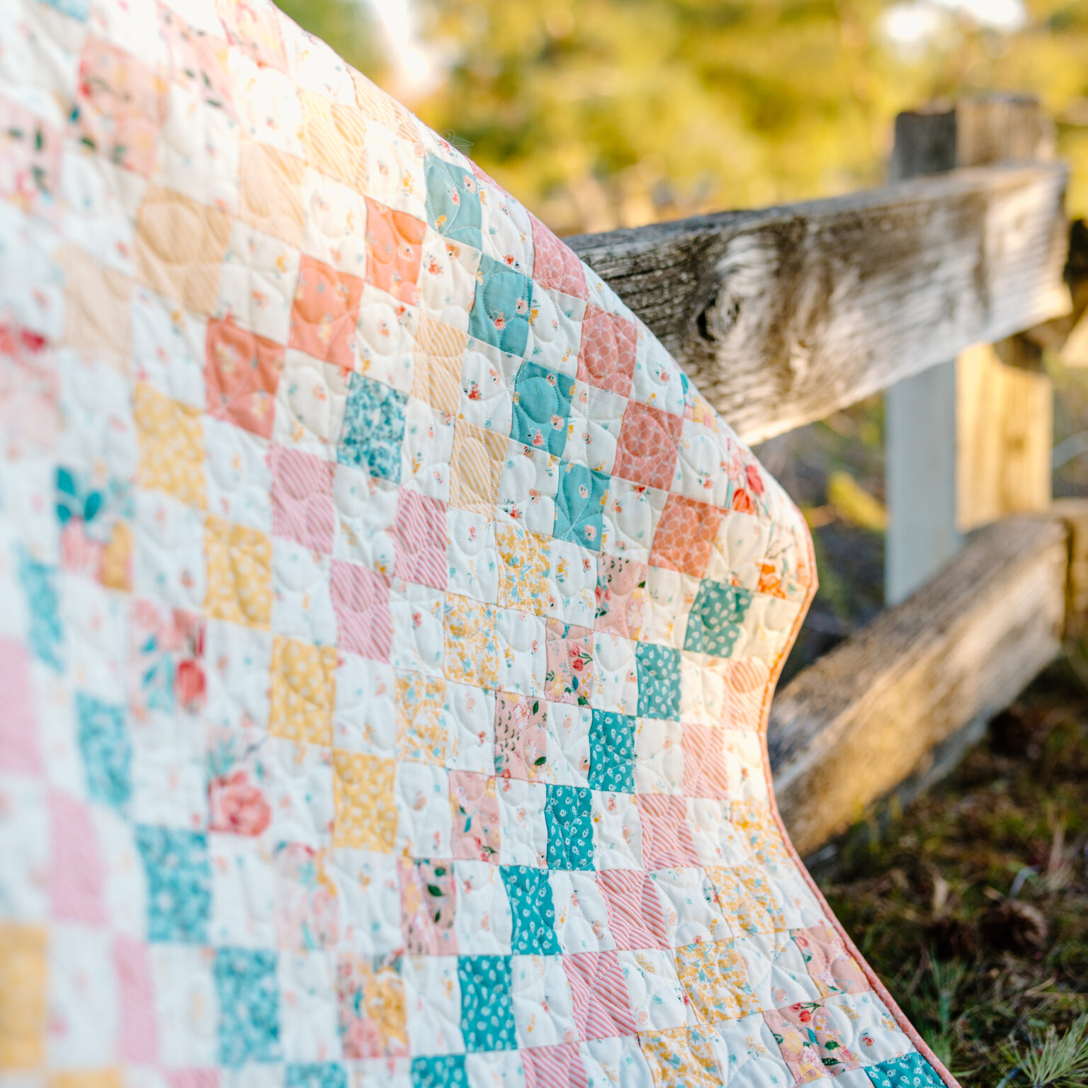 Scrappy Trip Quilt with New Beginnings by Sandy Gervais