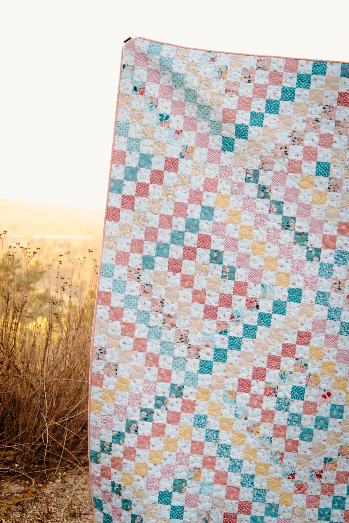 Scrappy Trip Quilt with New Beginnings by Sandy Gervais