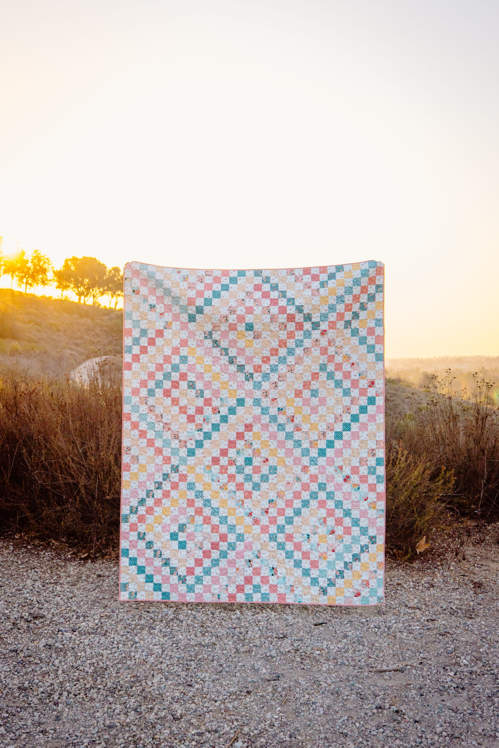 Scrappy Trip Quilt with New Beginnings by Sandy Gervais
