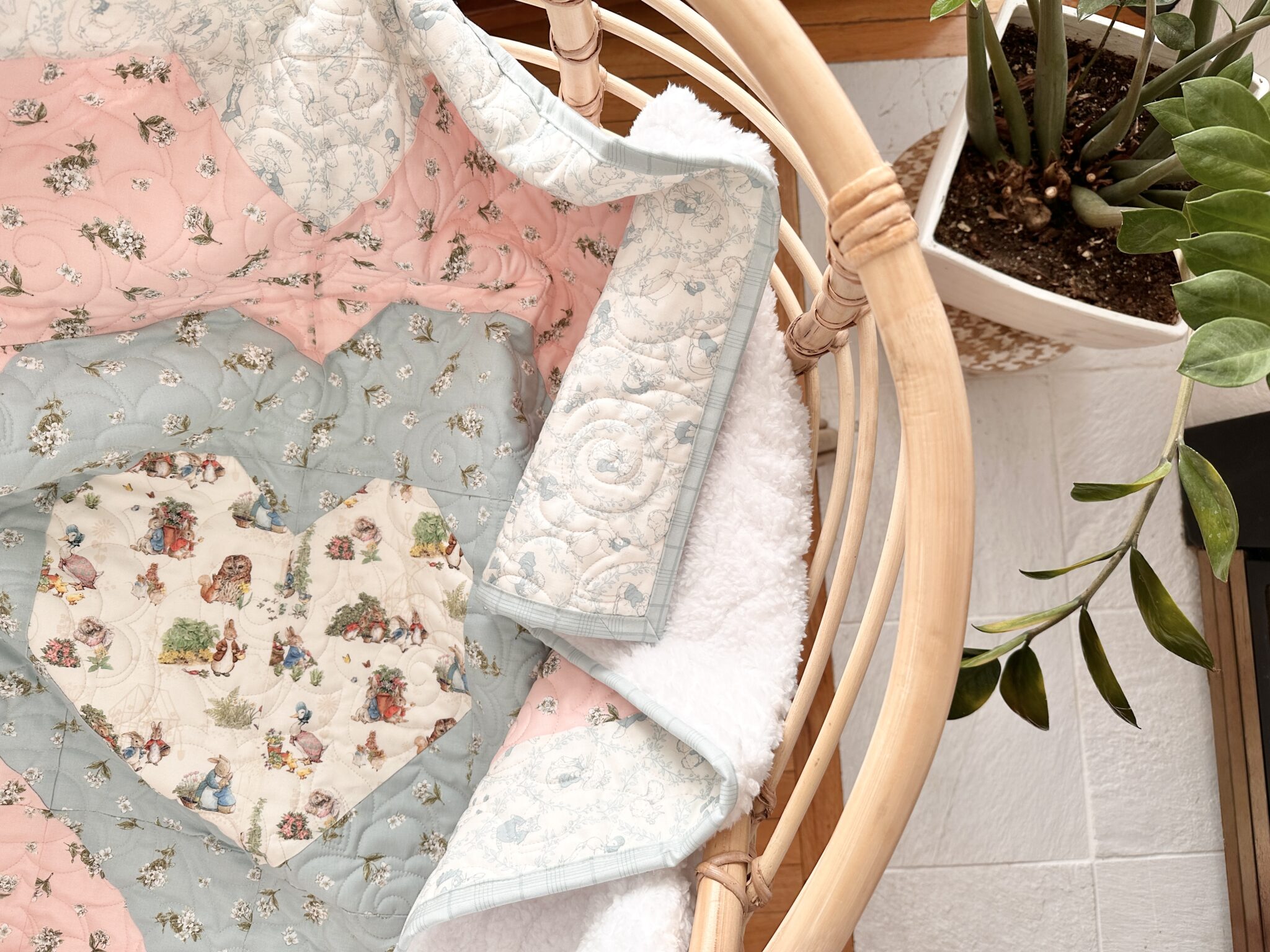 Make a Warm Heart Quilt with Peter Rabbit & Friends