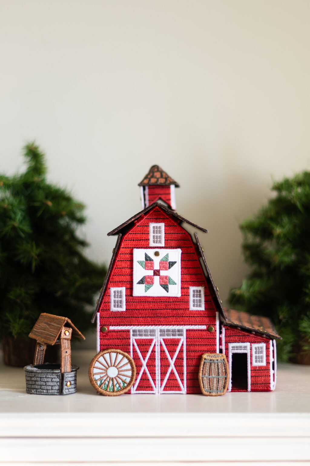 Homestead Barn by Modern Prairie - Machine Embroidery