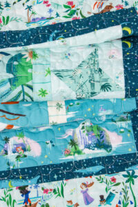 Steppdecke Jill Howarth Riley Blake Forever Neverland Quilt-Set - Steppdecke 135,9x175,3cm Mit Stoff Und Muster Nähset Quilten