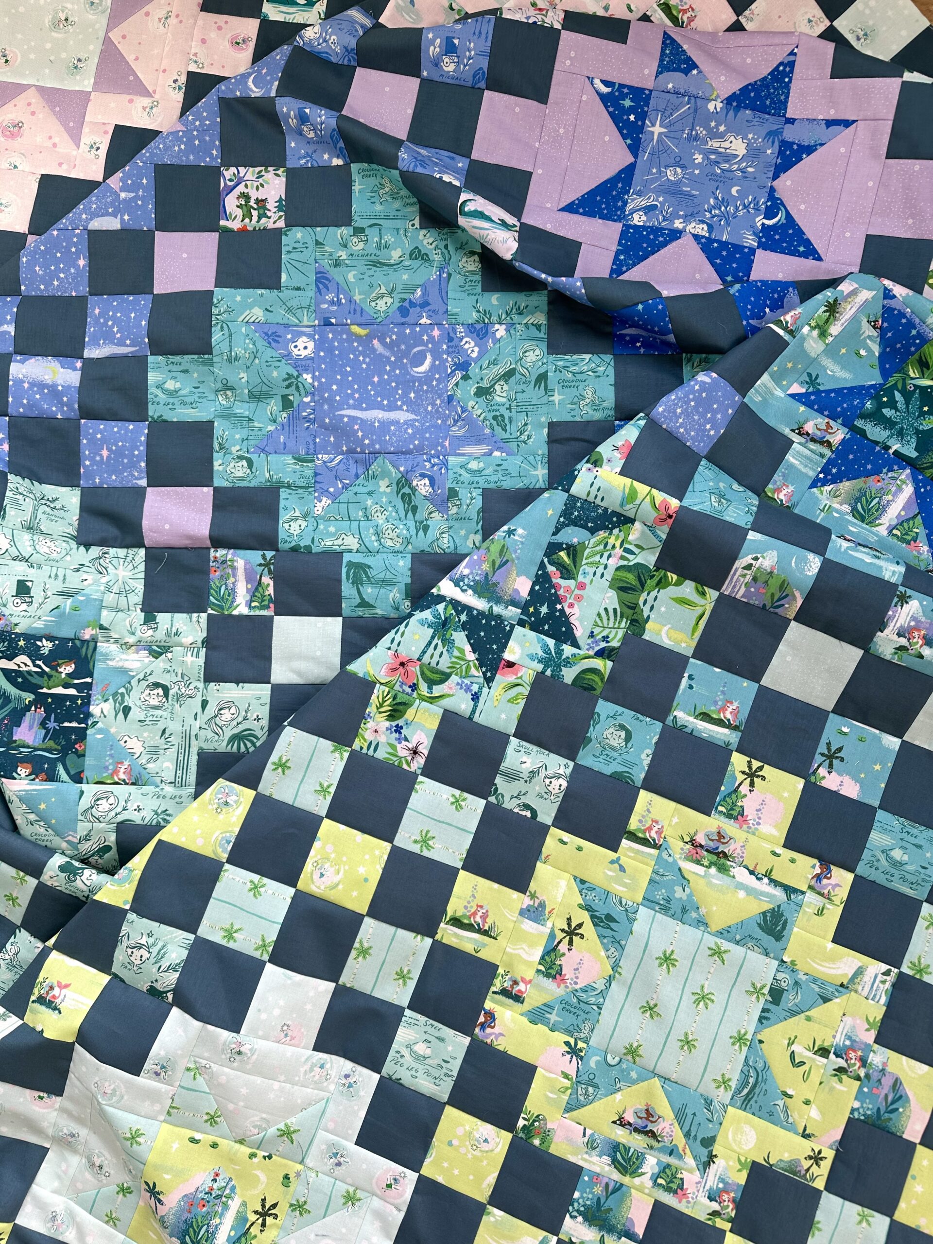 Forever Neverland- Flicker and Cherish Quilts -