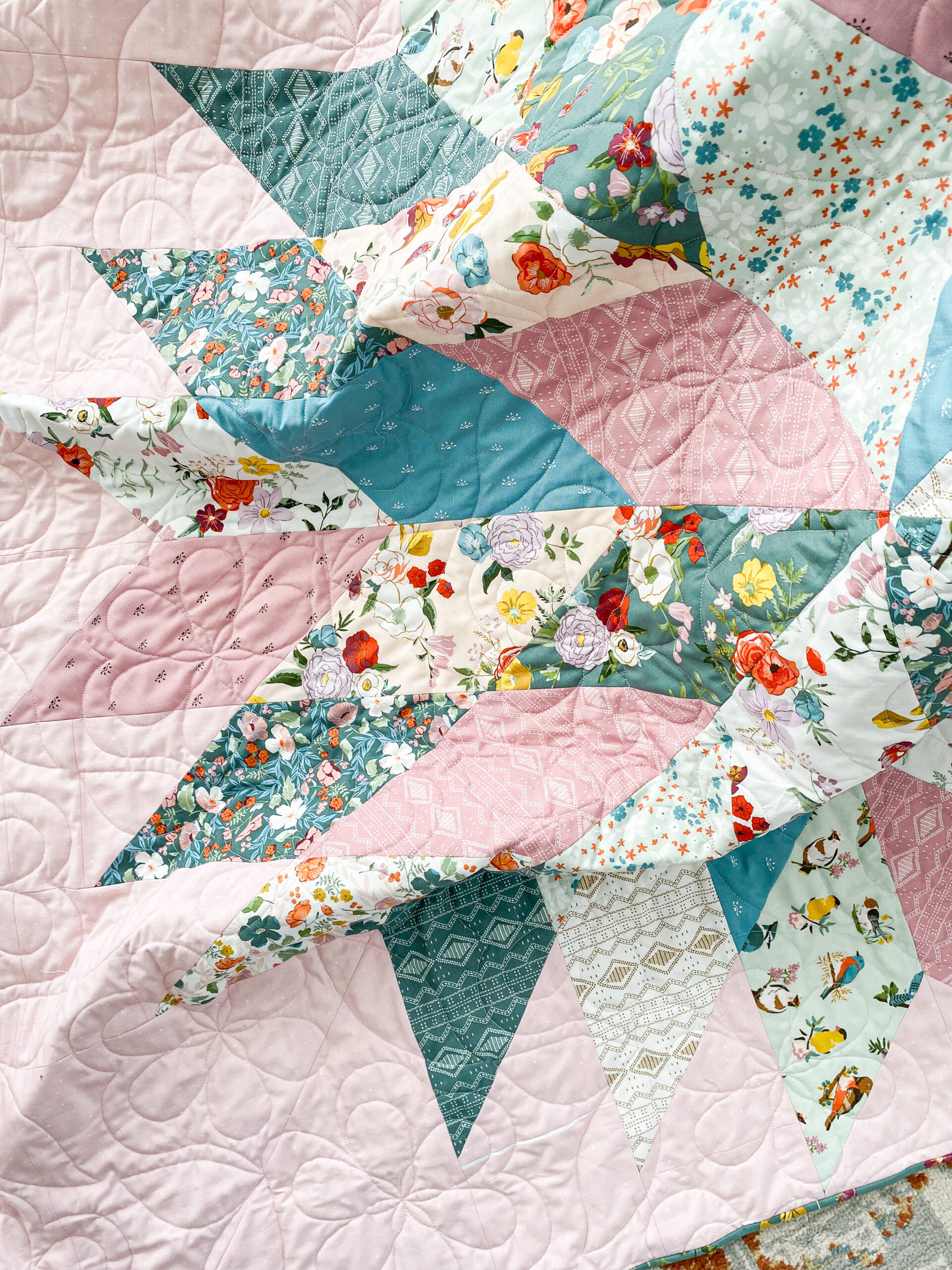 Winged Quilt Pattern Winged Medley of a Homestead Quilt