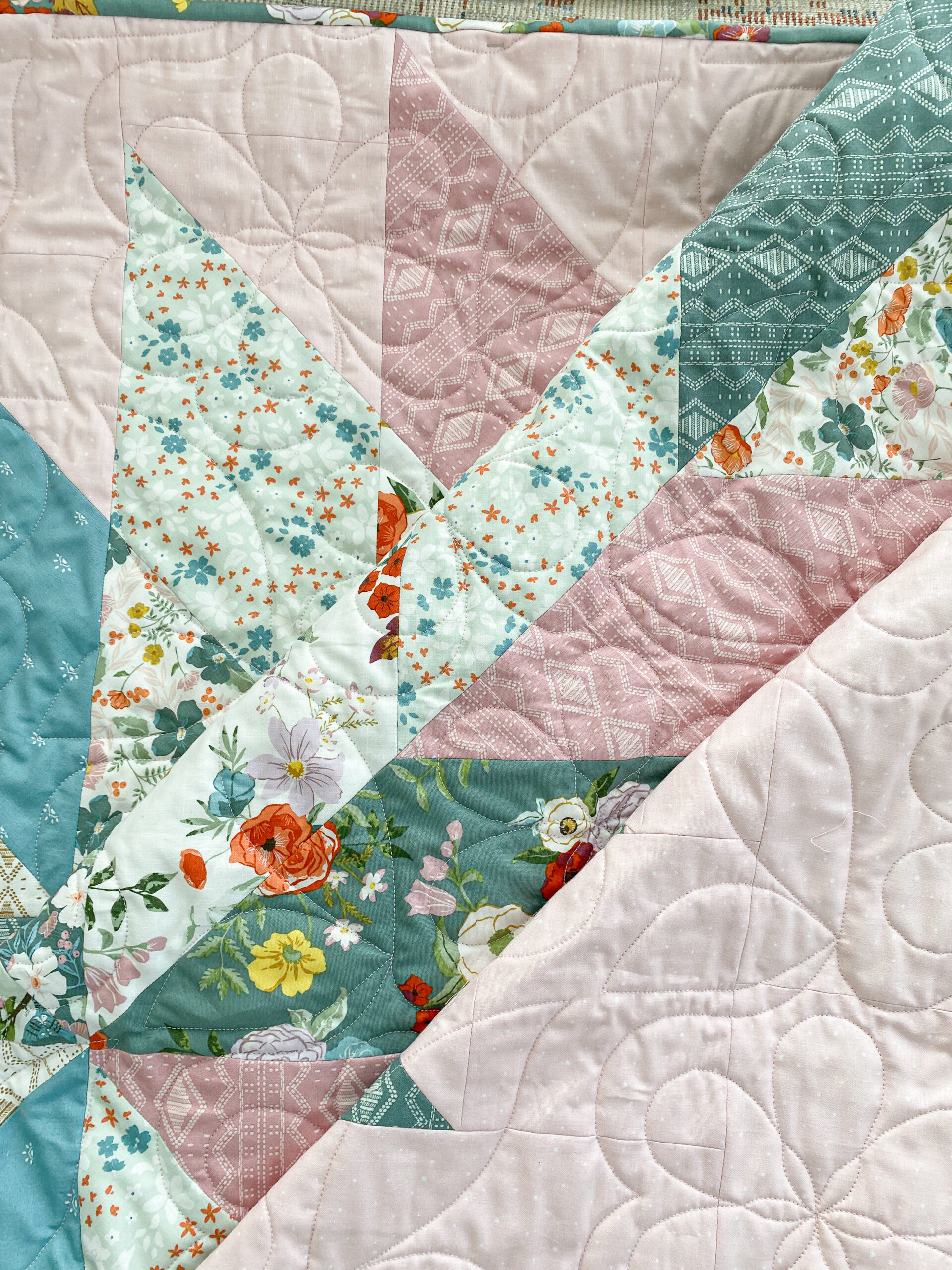Winged Quilt Pattern Winged Medley of a Homestead Quilt