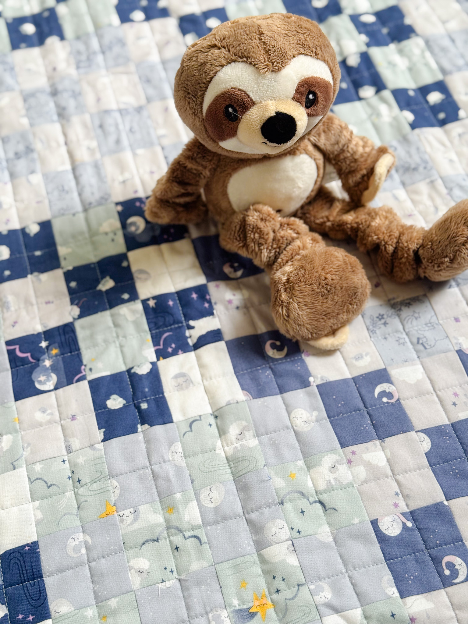 Two Baby Quilts: Two 16-Patch Quilts with Twinkle Little Star -, image size:1536x2048