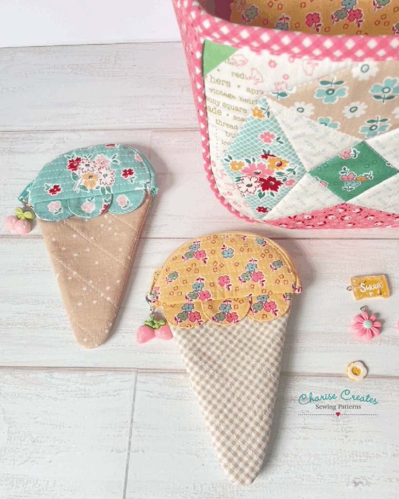 Ice Cream Cone Pouch