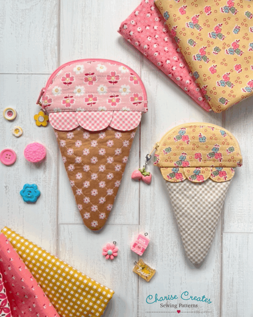 Ice Cream Cone Pouch