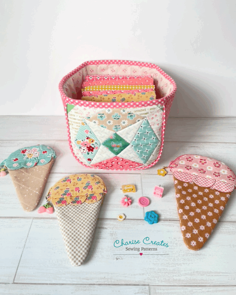 Projects using Bee Basics fabrics