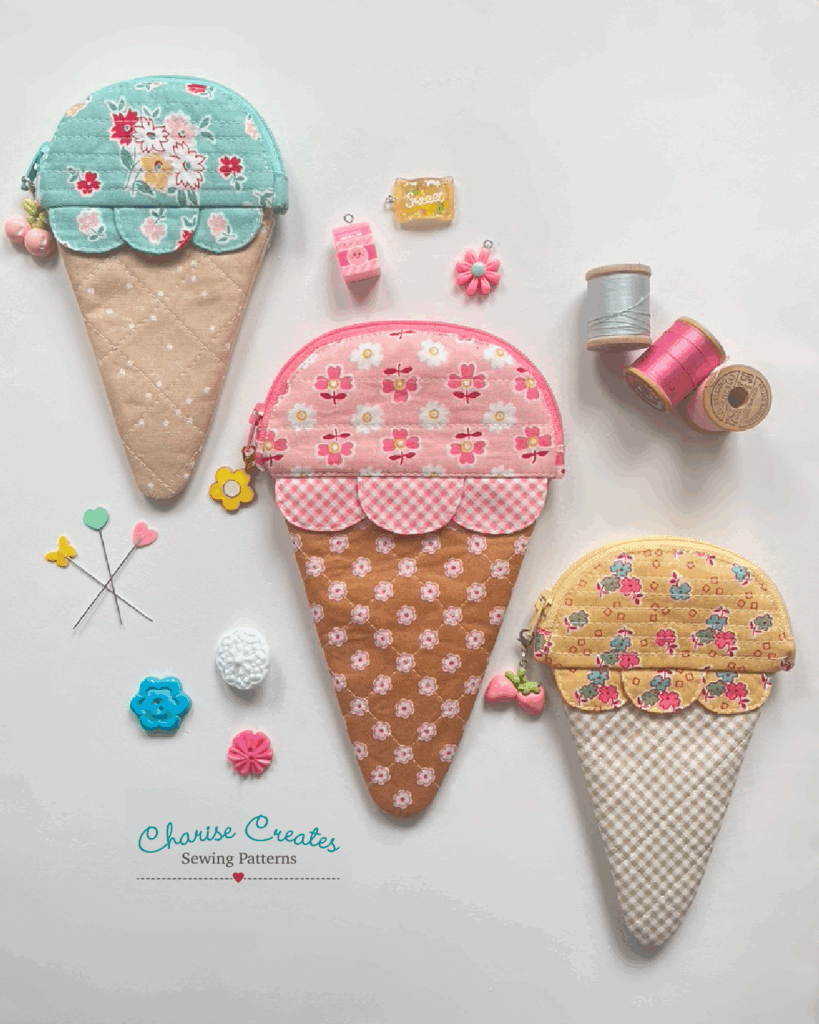 Ice Cream Cone Pouch