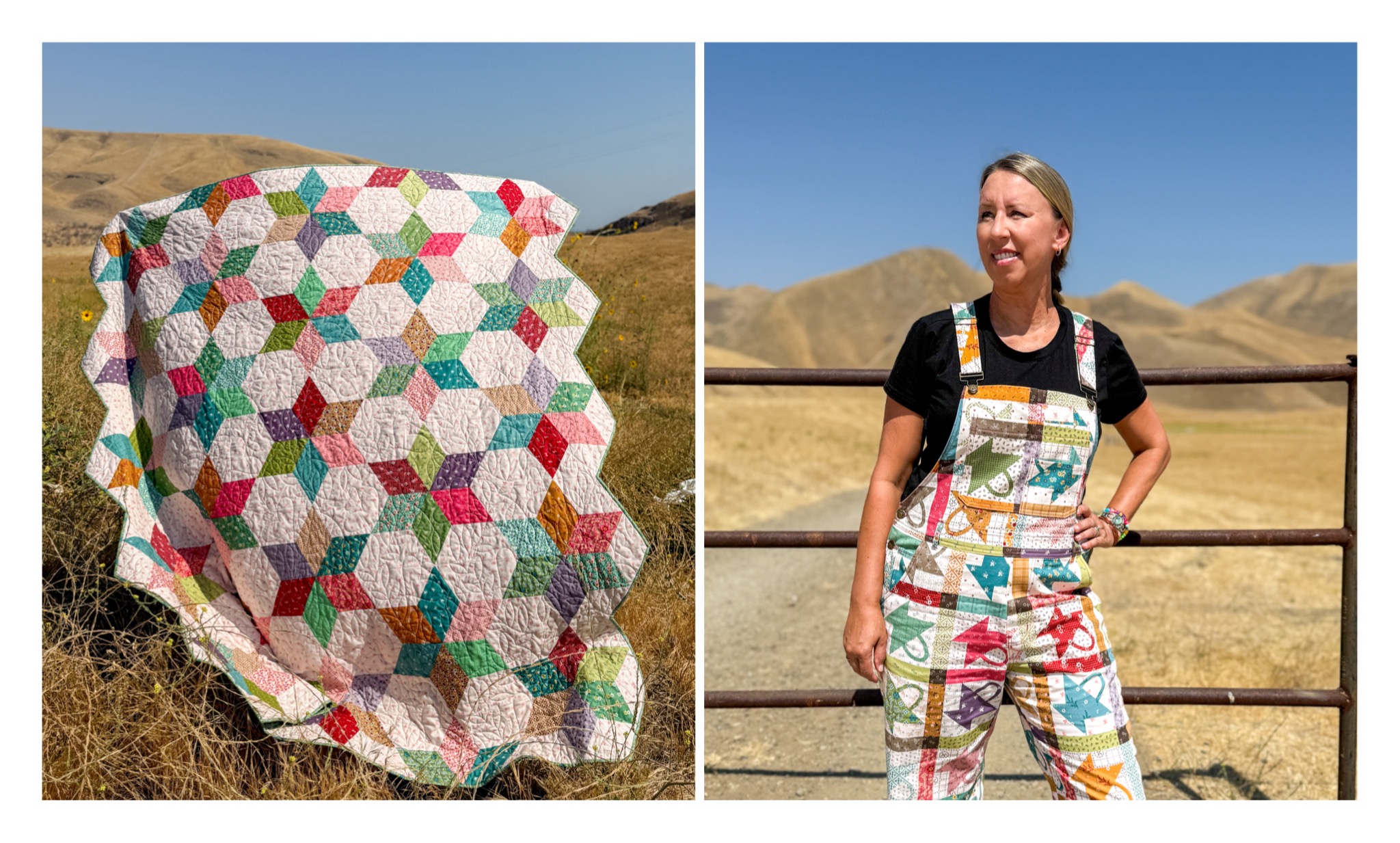 Gentler Times: A Free Quilt Tutorial and Overalls to Match! -