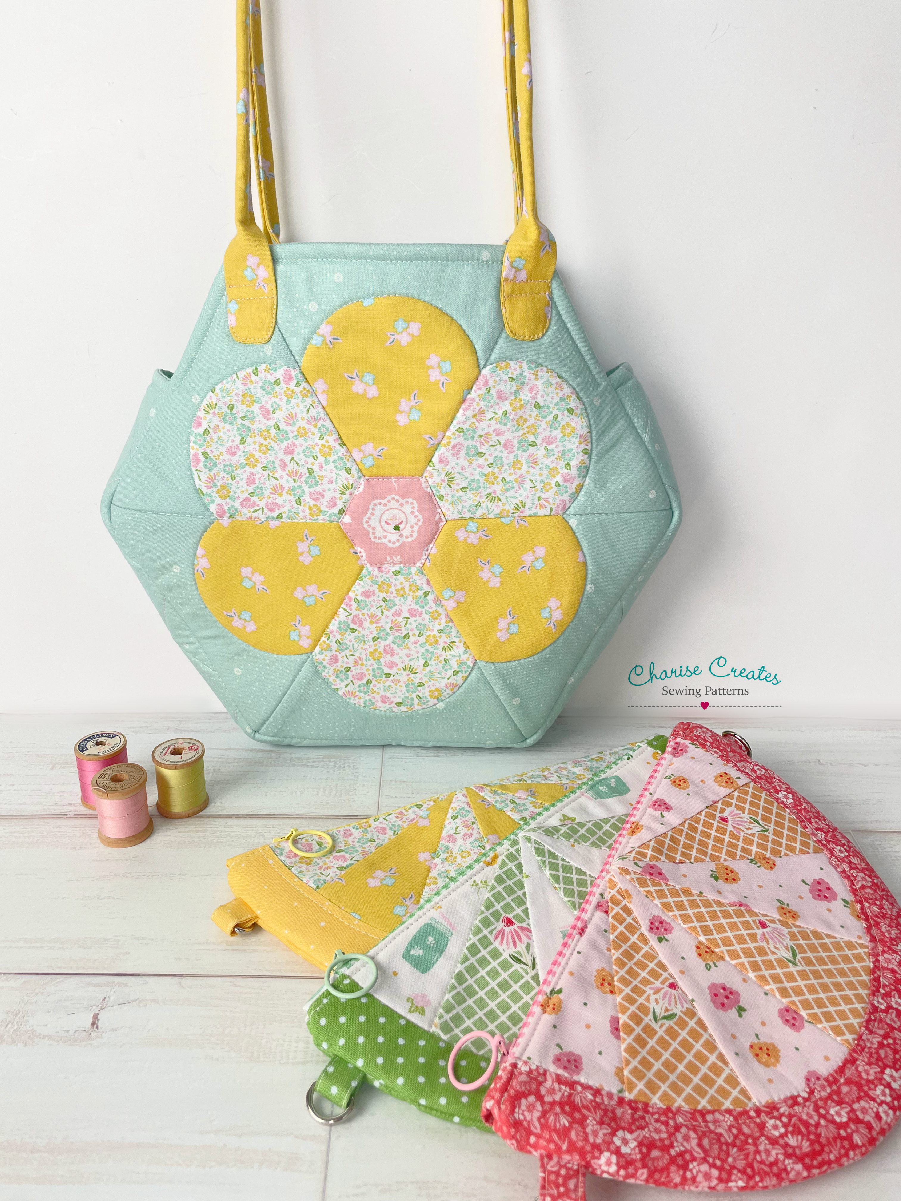 Posie Purse and Citrus Pouch