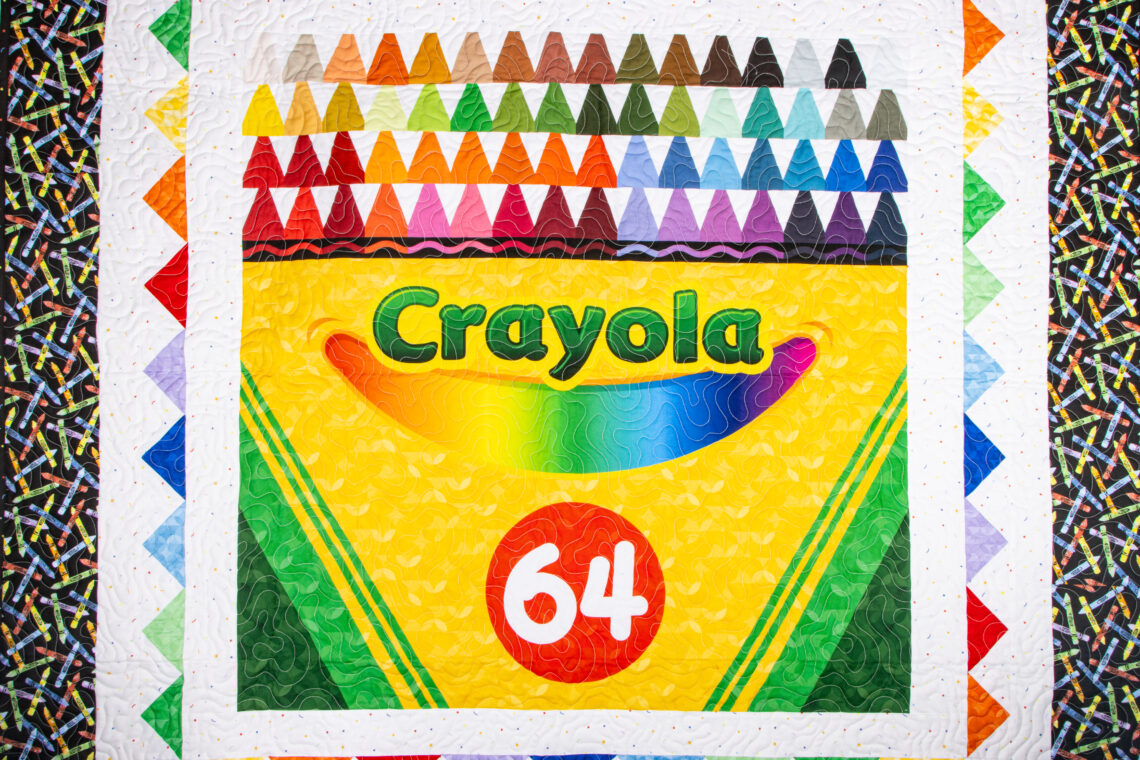 Crayola Crayons Panel Quilt