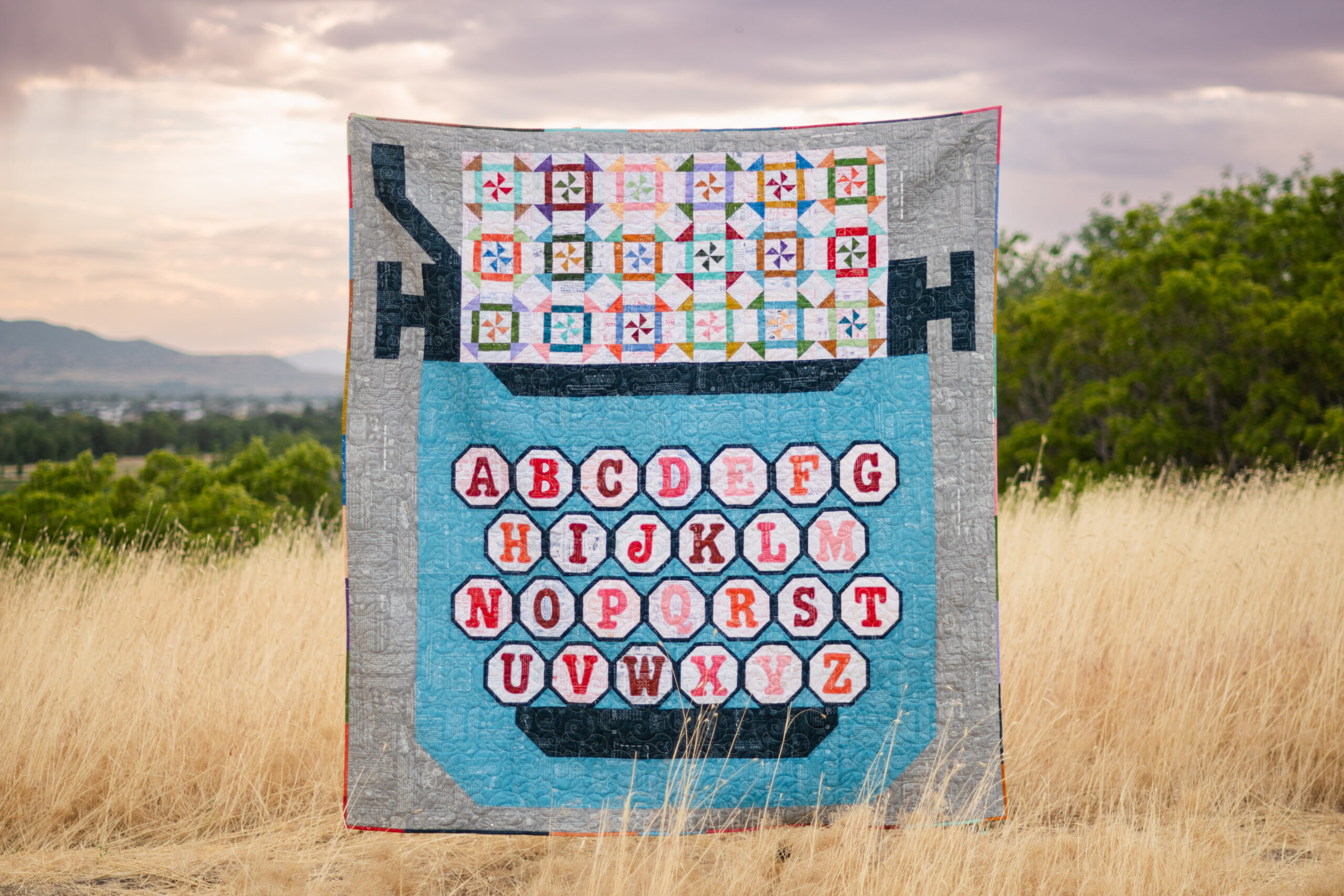 Just My Type Quilt -