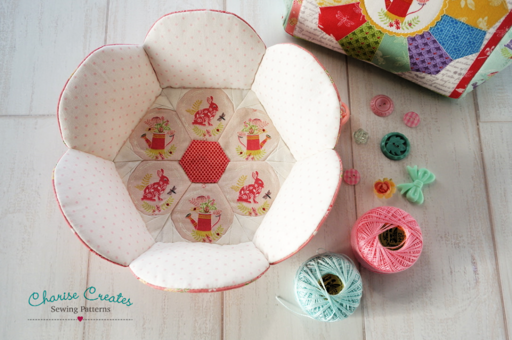 Daisy fabric bowl