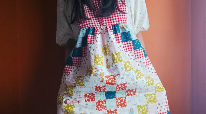 Fade Patchwork Dress