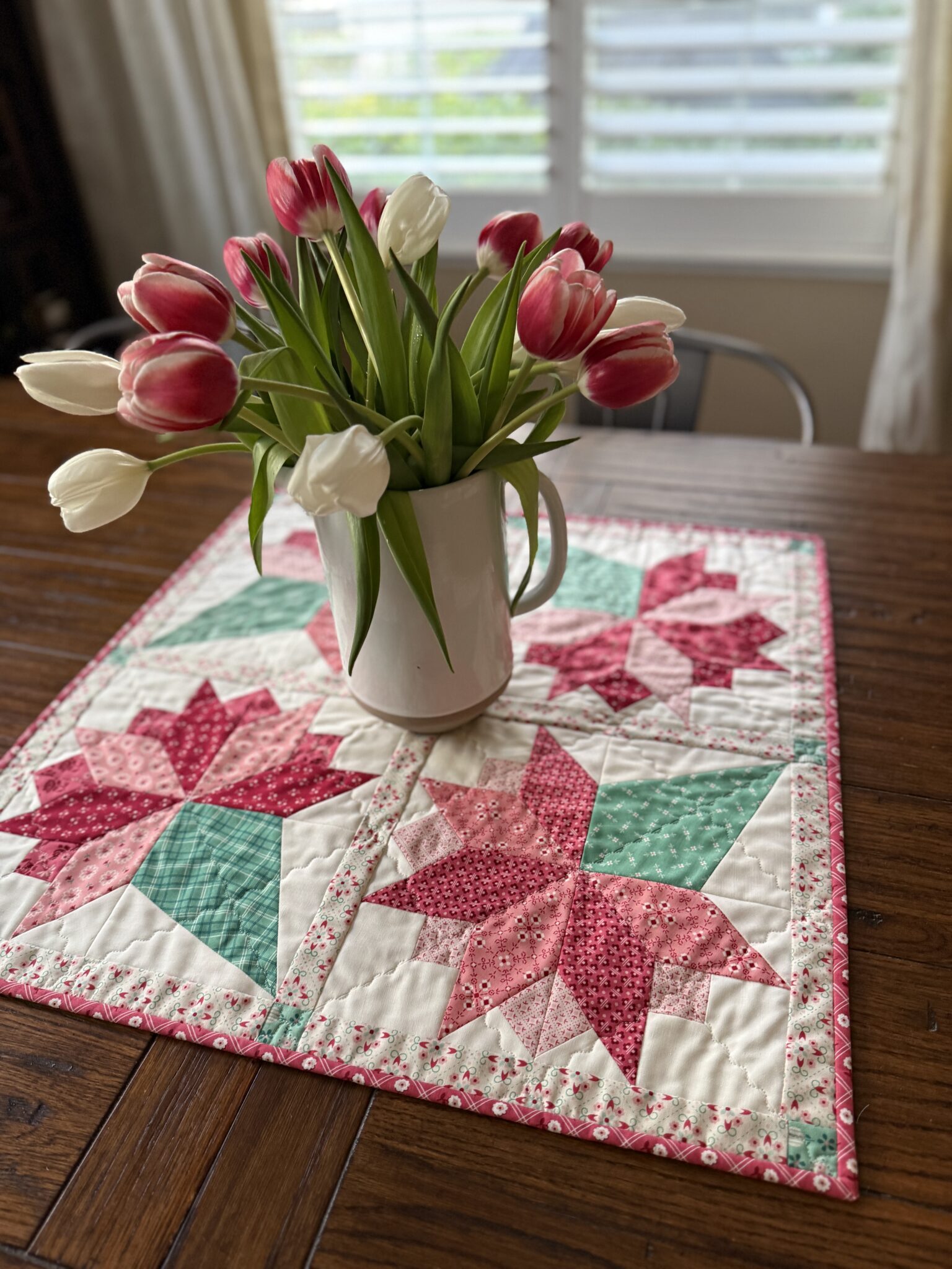 Spring Table Topper Make this Fun Spring Table Topper using Berry & Sage and the New ...